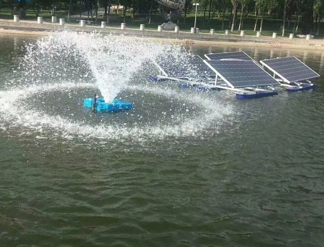 太陽能噴泉曝氣機(jī)